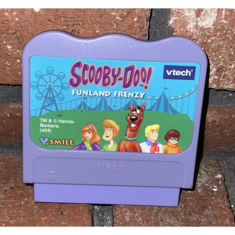 Vtech V.Smile Scooby-Doo Funland Frenzy Game Cartridge 80-92160 Purple 2004